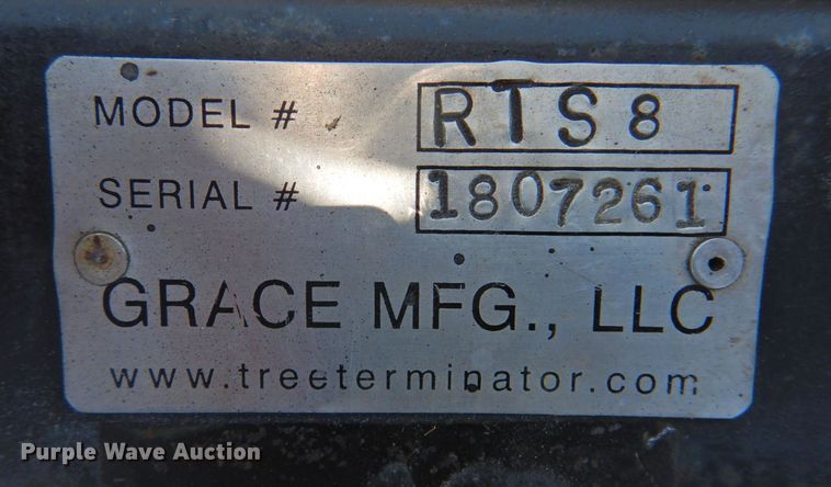 image for item DP4842 Grace Tree Xterminator RTS8  skid steer tree shear