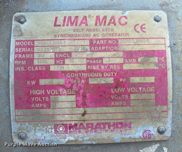 image for item HN9908 John Deere 4045HF285C  irrigation power unit