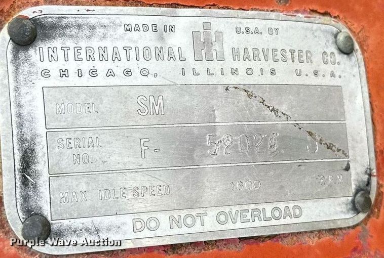 image for item KL9115 McCormick Farmall Super M  tractor