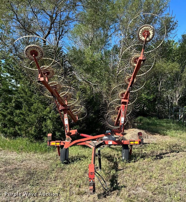 image for item KL9121 H&S V-rake-12  hay rake