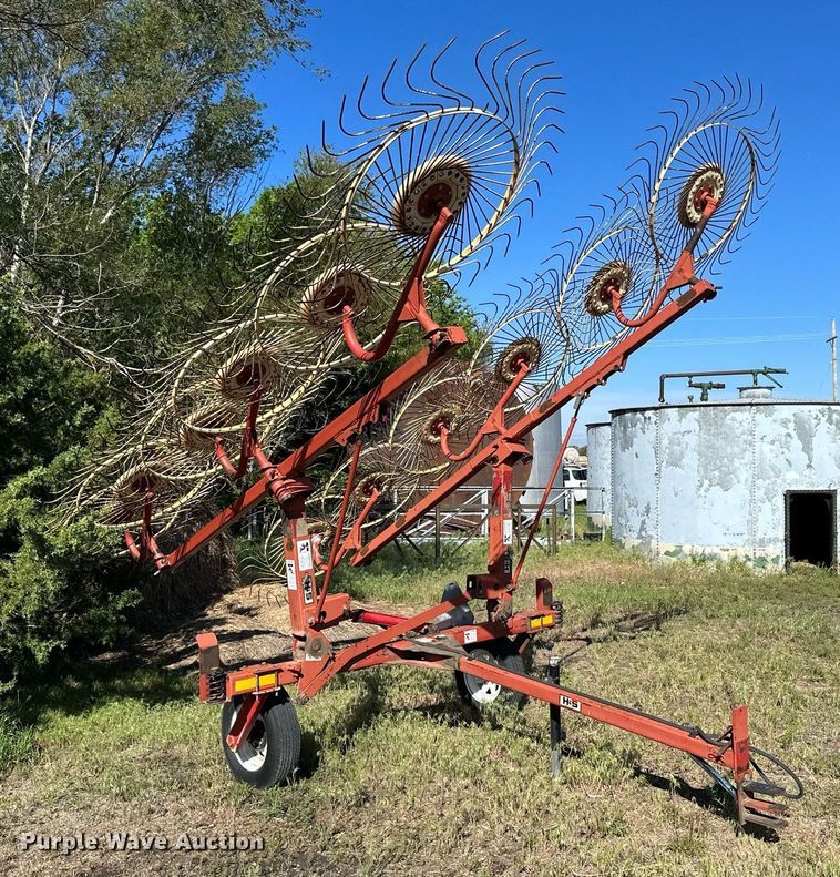 image for item KL9121 H&S V-rake-12  hay rake