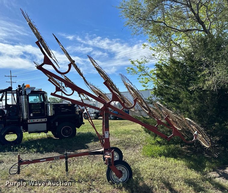 image for item KL9121 H&S V-rake-12  hay rake