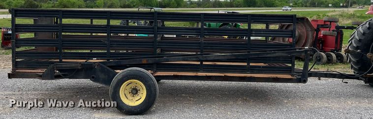 image for item LI9708 Shop built  hog transport trailer