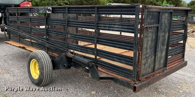 image for item LI9708 Shop built  hog transport trailer