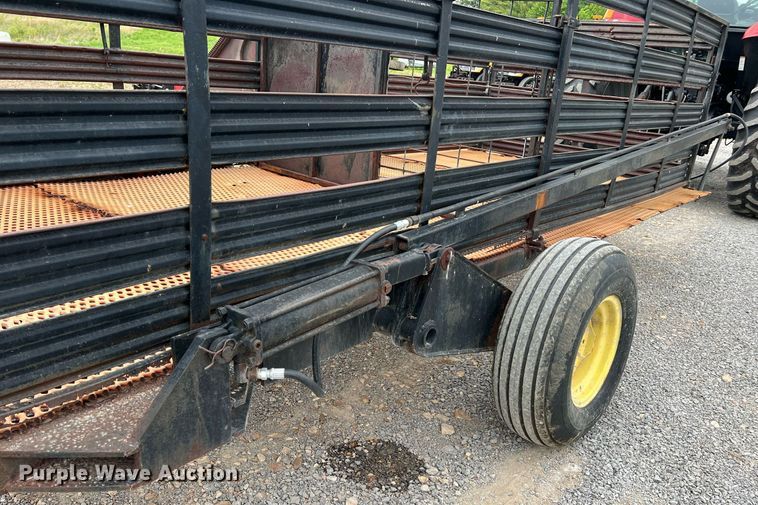 image for item LI9708 Shop built  hog transport trailer