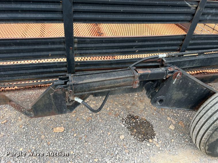 image for item LI9708 Shop built  hog transport trailer