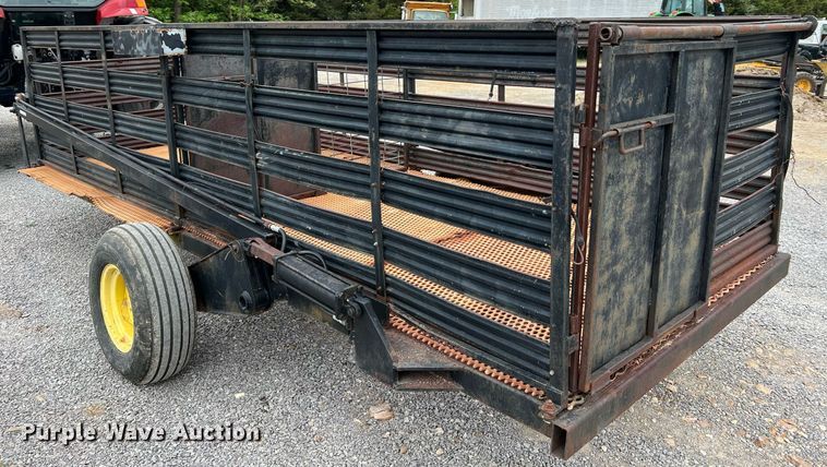 image for item LI9708 Shop built  hog transport trailer