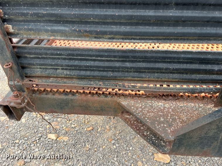 image for item LI9708 Shop built  hog transport trailer