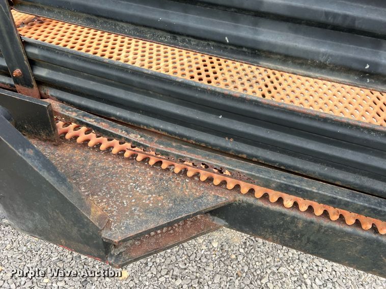 image for item LI9708 Shop built  hog transport trailer