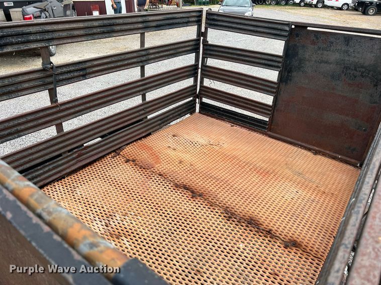 image for item LI9708 Shop built  hog transport trailer