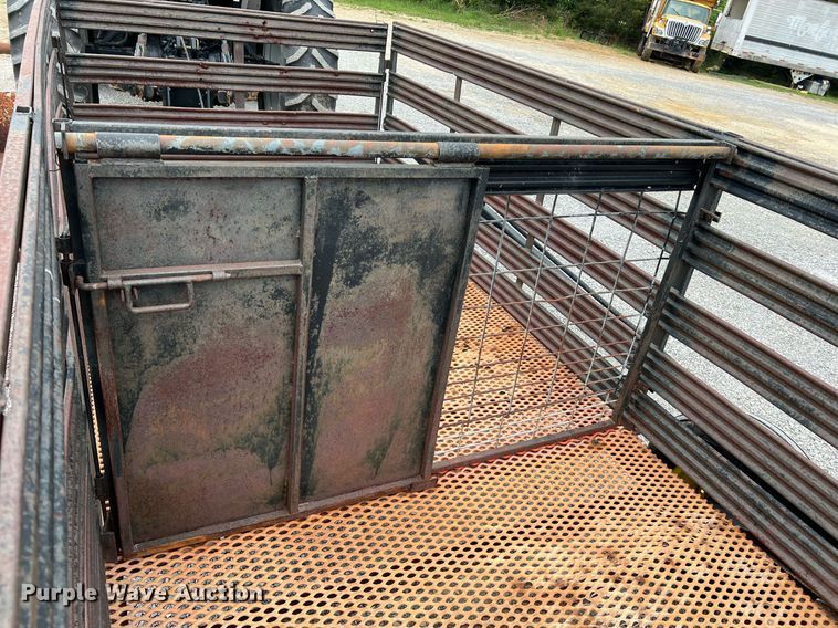 image for item LI9708 Shop built  hog transport trailer