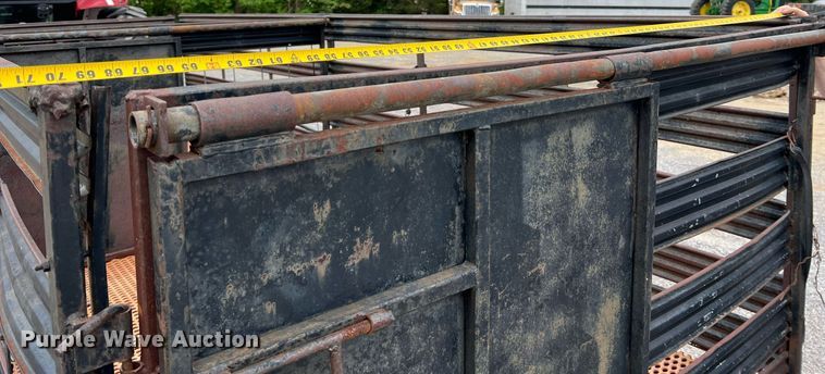 image for item LI9708 Shop built  hog transport trailer