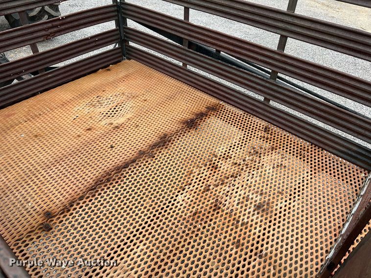 image for item LI9708 Shop built  hog transport trailer