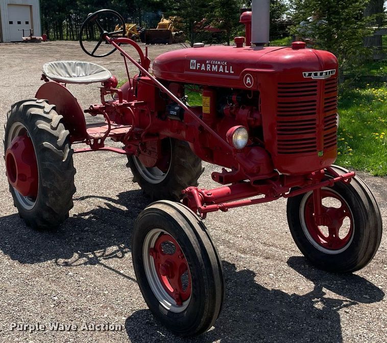 image for item LJ9658 1941 McCormick Farmall A  tractor
