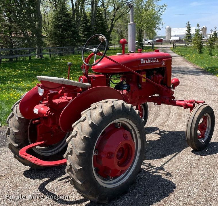 image for item LJ9658 1941 McCormick Farmall A  tractor