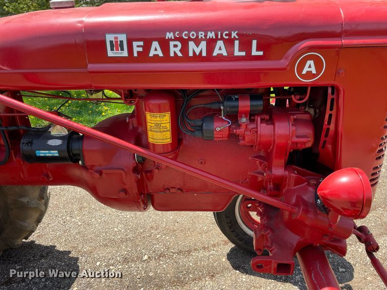 image for item LJ9658 1941 McCormick Farmall A  tractor