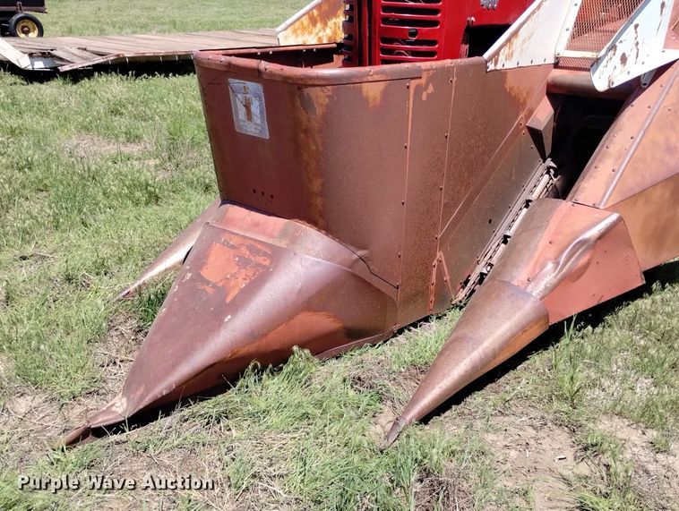 image for item LP9555 Farmall 400  with International 234 corn picker