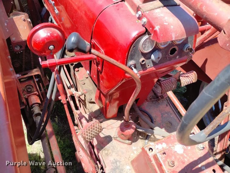 image for item LP9555 Farmall 400  with International 234 corn picker