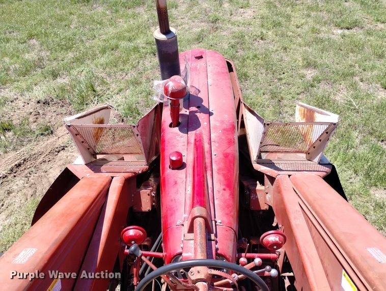 image for item LP9555 Farmall 400  with International 234 corn picker