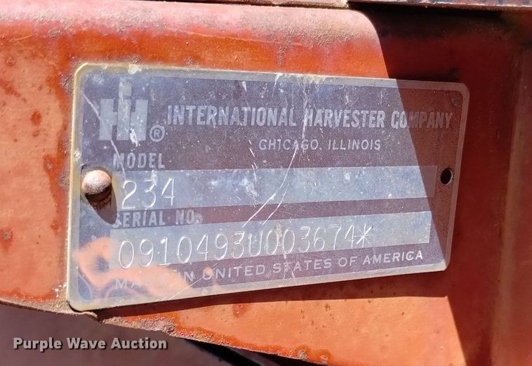 image for item LP9555 Farmall 400  with International 234 corn picker