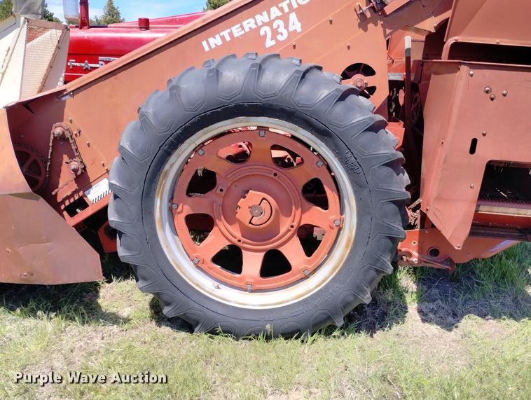 image for item LP9555 Farmall 400  with International 234 corn picker