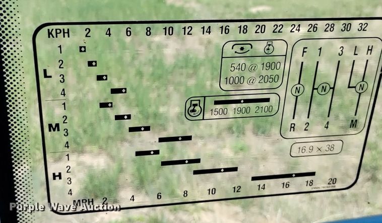 image for item LP9558 1997 Ford New Holland 7740SL  tractor