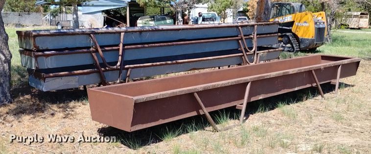 image for item LP9559 (4) shop built feed bunks