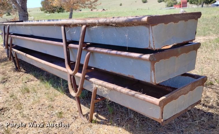 image for item LP9559 (4) shop built feed bunks