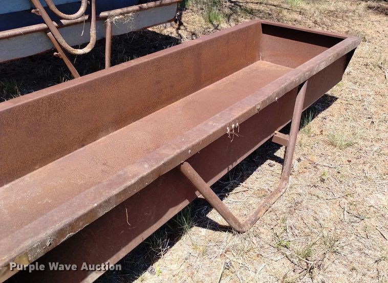 image for item LP9559 (4) shop built feed bunks