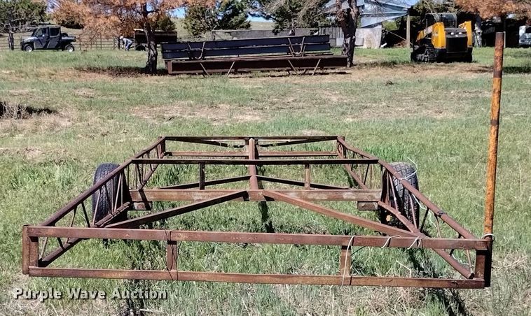 image for item LP9563 Shop built  irrigation trailer