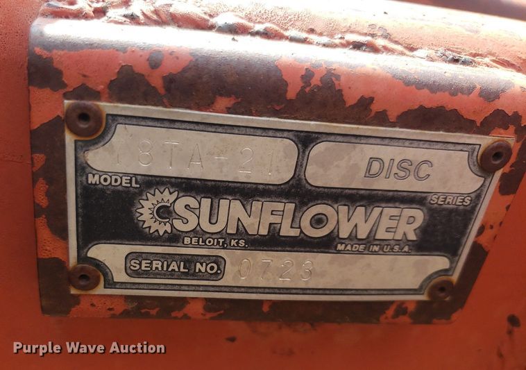 image for item LT9761 Sunflower  double off-set disk