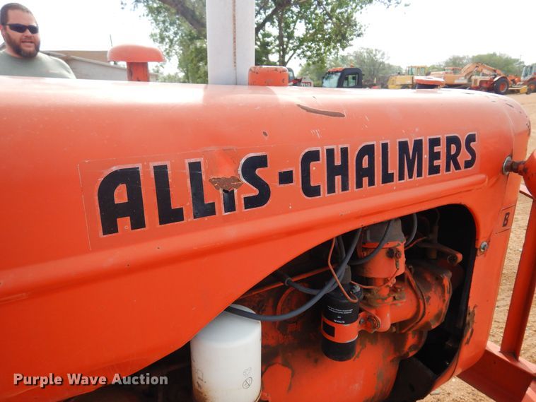 image for item LT9775 1954 Allis Chalmers B  tractor