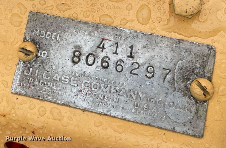 image for item LY9678 1955 Case 411  tractor