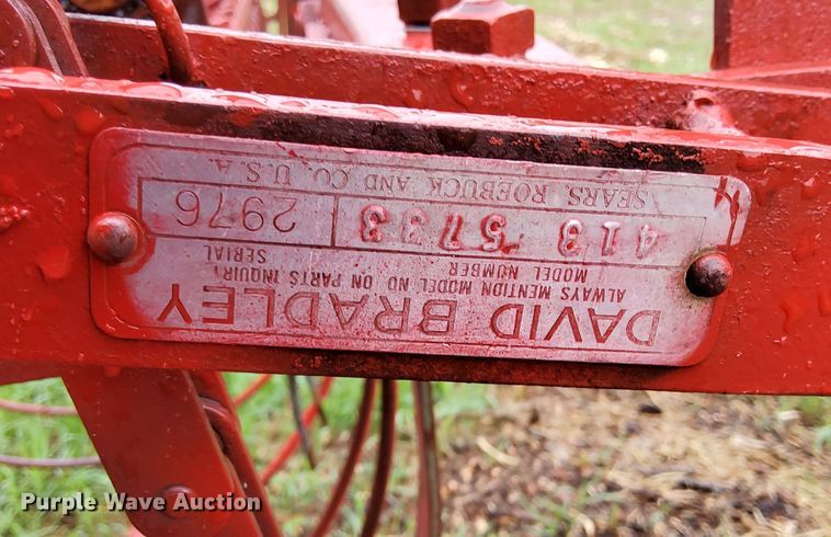 image for item LY9682 David Bradley 4135733  hay rake