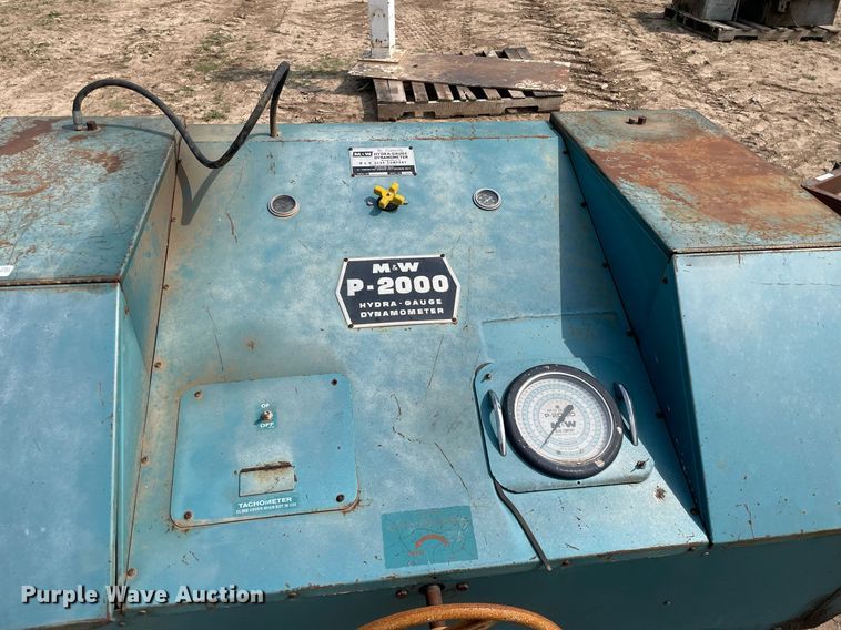 image for item LY9687 1970 M&W P-2000  Hydra-Gauge Dynameter PTO generator