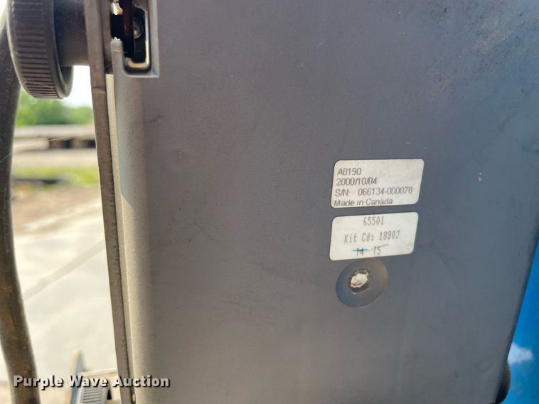 image for item LY9695 Kinze T3000  seed meter test stand