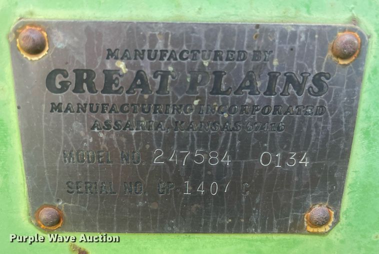 image for item LY9787 Great Plains 247584-0134  grain drill