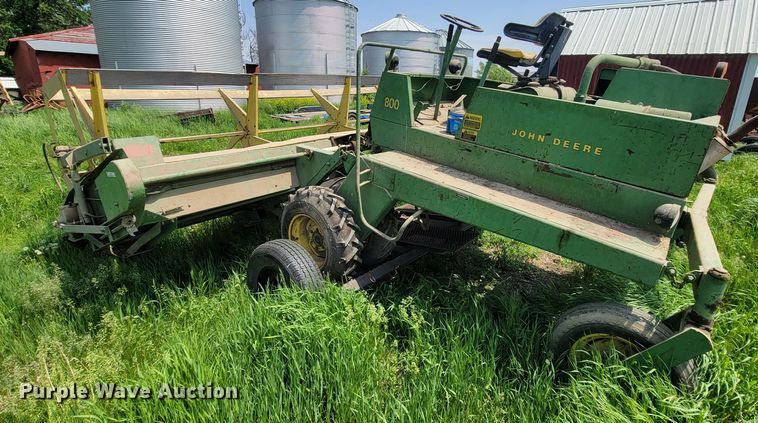 image for item ML9411 John Deere 800  swather / windrower