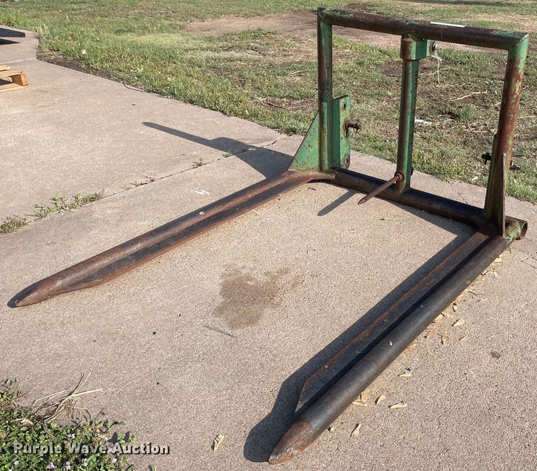 image for item MS9762 Shop built  bale forks