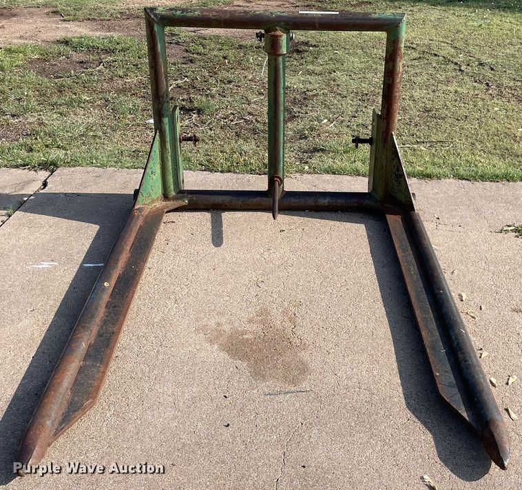 image for item MS9762 Shop built  bale forks