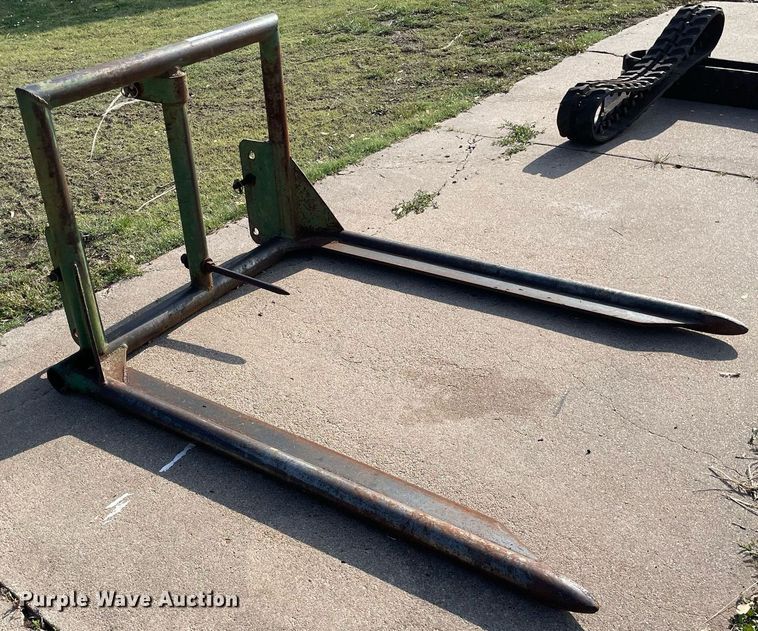 image for item MS9762 Shop built  bale forks