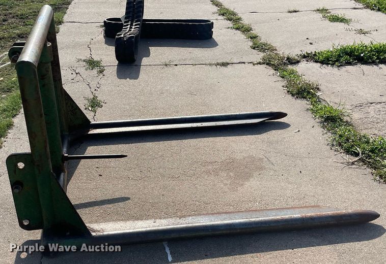 image for item MS9762 Shop built  bale forks