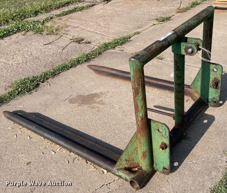 image for item MS9762 Shop built  bale forks