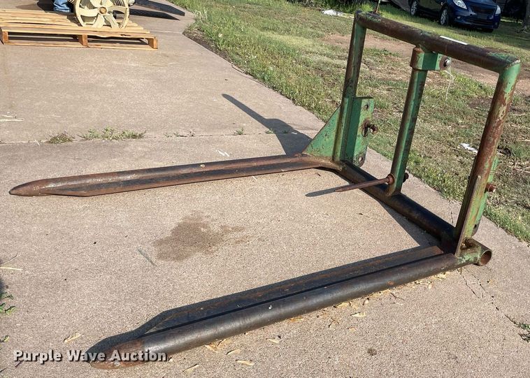 image for item MS9762 Shop built  bale forks