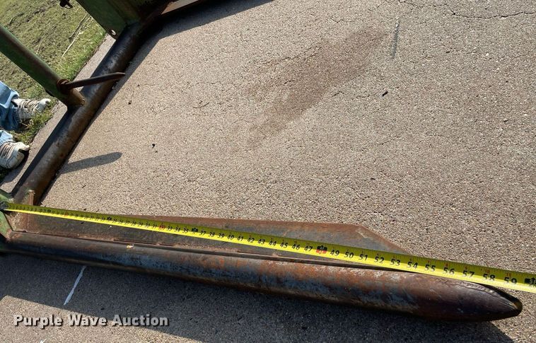 image for item MS9762 Shop built  bale forks