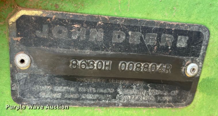 image for item MS9770 1978 John Deere 8630  4WD tractor