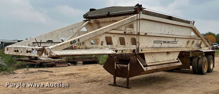 image for item DJ0833 1999 Trail King TK54BDU-402  bottom dump trailer