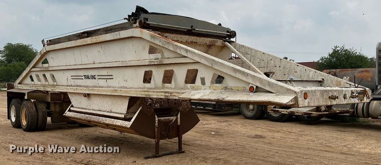 image for item DJ0833 1999 Trail King TK54BDU-402  bottom dump trailer