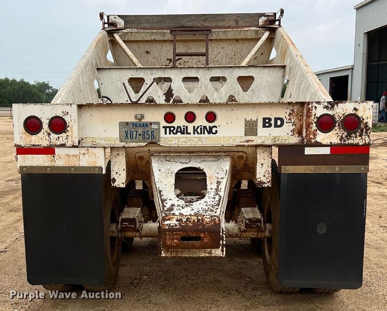 image for item DJ0833 1999 Trail King TK54BDU-402  bottom dump trailer