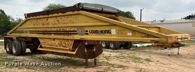 image for item DJ0834 1988 Load King 1827-3-2  bottom dump trailer